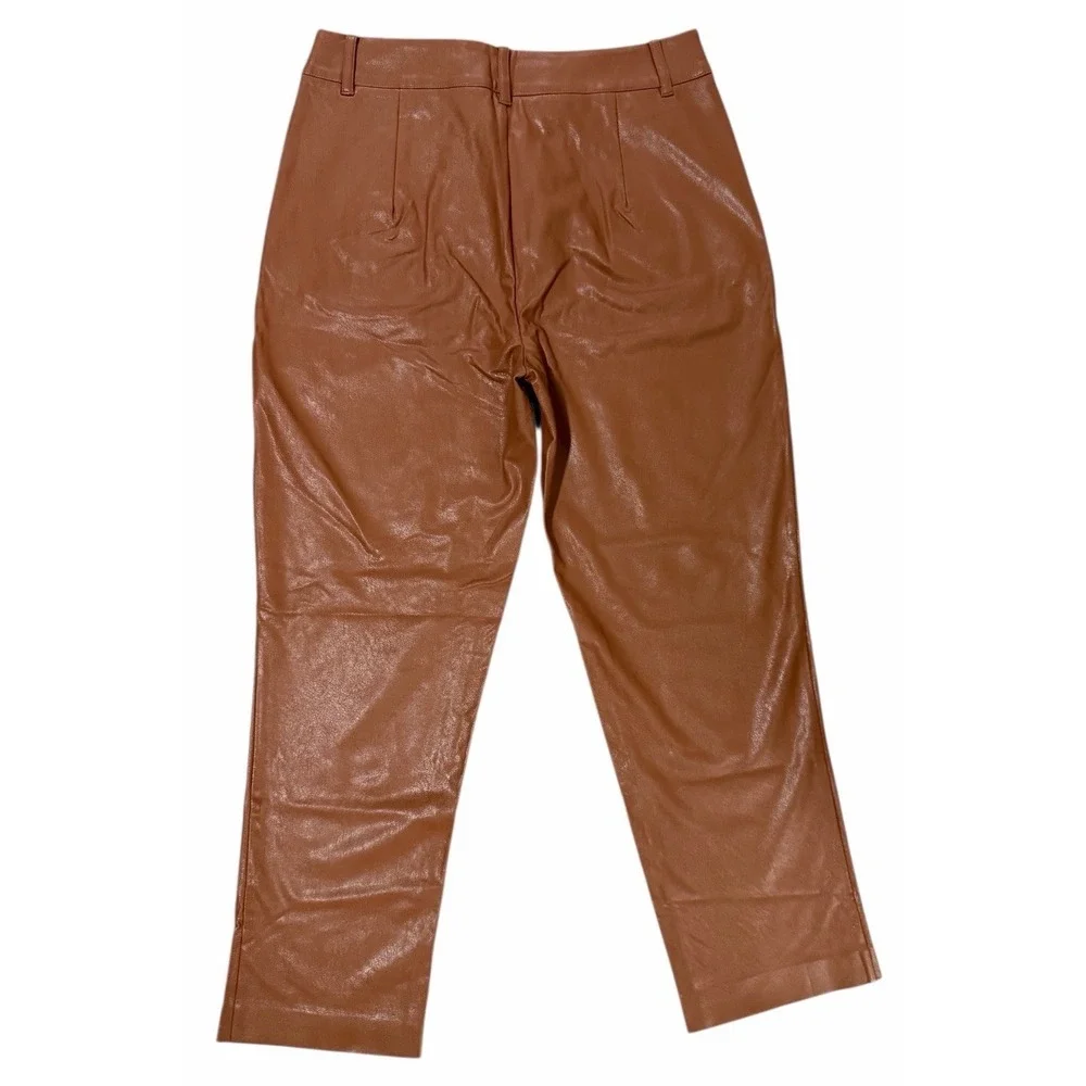 Commando Faux Leather‎ 7/8 Trouser Cocoa Women's Size Medium